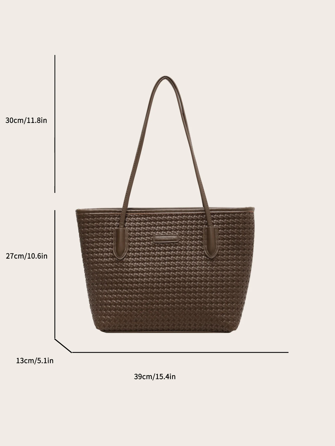 sac fourre tout grande capacité pour femme, design simple et décontracté, version coréenne, peut être utilisé comme sac à bandoulière, travail commconsulto
