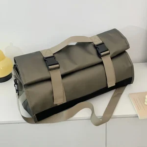 Sac à bagages – Sac de voyage réglable de grande capacité, adapté aux voyages de week-end et aux sorties de loisirs, fermeture éclair fermée Sac à bagages – Sac de voyage réglable de grande capacité, adapté aux voyages de week-end et aux sorties de loisirs, fermeture éclair fermée