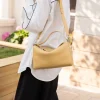 sac à main en cuir de vache pour femme, grand fourre tout horizontal, sac à main pour femme, sac à main une seule initiative, drapeau haut de gamme, nouveau, jaune doux, 2025