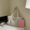 sac à bandoulière seau en nylon pour femmes, fourre tout de grande capacité, sac à main polyvalent rembourré en coton, sac de haute qualité guangzhou, automne hiver