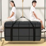 Sac de rangement pour vêtements épais, sac de rangement pour couette à Double fermeture éclair de grande capacité, sac d’emballage mobile réutilisable anti-poussière