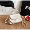 2025 sac carré texturé chic sac à bandoulière froissé pour femmes luxe bandoulière fourre tout sac minimaliste sac de banlieue sophistiqué 