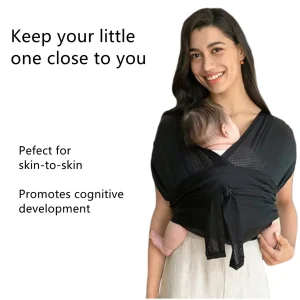 Le sac à dos pour bébé conforme à la ergonomie, adapté aux parents en plein air avec des sangles de sac à dos, un sac pour nouveau-né, une écharpe pour bébé en forme de X Le sac à dos pour bébé conforme à la ergonomie, adapté aux parents en plein air avec des sangles de sac à dos, un sac pour nouveau-né, une écharpe pour bébé en forme de X