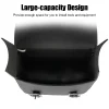 grande capacité 2 pièce/ensemble accessoires de moto en cuir pu sacs latéraux de moto pochette de rangement d'outils sac de selle de moto