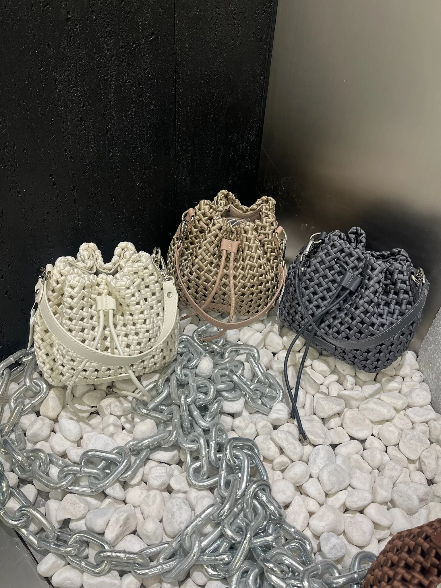 sac fourre tout en nylon tissé à la main pour femme, sacs à main, sac à main, style européen, sous les bras, hectare, e27