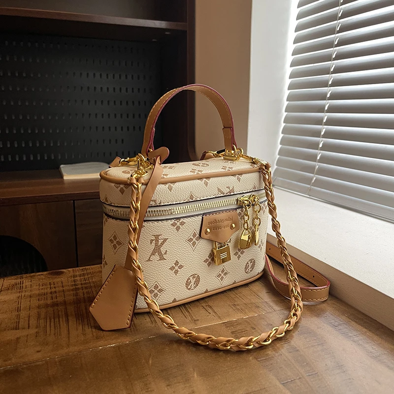 sac à main en cuir pour femmes, style épaule populaire classique élégant de marque de luxe célèbre styliste avec plusieurs poches