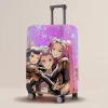 kpop demon hunters housse de protection pour bagages élastique multi tailles imprimé dessin animé tailles de valise universelles 
