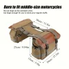 sacoche de moto sacs à bagages touring moto sac de selle toile sac de rangement pour honda shadow pour suzuki dr 650 pochette à outils