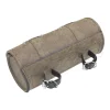 sac de selle étanche en cuir pu, rangement de bagages multifonctionnel, barre de guidon de moto, sac suspendu de selle avant, accessoires