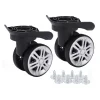 1 paire de roues pivotantes pour bagages, roulettes pivotantes pour valise, remplacement muet, roues à Double rangée, roue muette pour bagages 1 paire de roues pivotantes pour bagages, roulettes pivotantes pour valise, remplacement muet, roues à Double rangée, roue muette pour bagages