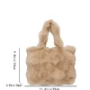 sac en peluche pour femmes, nouveau style, fourre tout tendance de grande capacité, sac à main élégant pour un usage quotidien