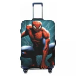 Housse de bagage de super-héros Spider Man personnalisée, housses de protection élastiques pour valise de voyage, convient à 18 à 32 pouces