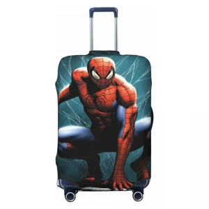 Housse de bagage de super-héros Spider Man personnalisée, housses de protection élastiques pour valise de voyage, convient à 18 à 32 pouces