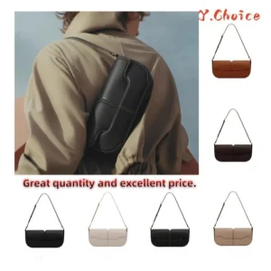 Sac à main français de luxe et à la mode, asymétrique épaule dénudée, sac à main de transport en peau de vache, sac de bâton français décontracté et Simple Sac à main français de luxe et à la mode, asymétrique épaule dénudée, sac à main de transport en peau de vache, sac de bâton français décontracté et Simple