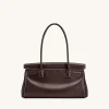 sac baguette à main en cuir véritable pour femme, sac à bandoulière et sous les bras, mallette de niche, automne/hiver 2025