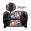 housse de protection élastique pour bagages, série télévisée friends, moments emblématiques, combinaison à fermeture éclair pour sac de 18 à 32 pouces, housses de valise, chariot de voyage