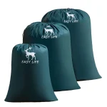 Sacs matelassés à cordon, sacs de rangement de grande capacité, tissu Oxford Durable, sac anti-poussière pour couette domestique, vêtements, bagages jouets, sac mobile