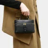 sac carré noir d'été 2025, sac à bandoulière structuré pour femmes, fourre tout à poignée supérieure tendance, sac minimaliste de jour à nuit