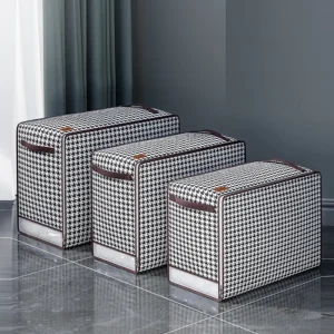 Sac de rangement de couette Non tissé épais, pour la maison, sac d’emballage de vêtements de grande capacité, sac de bagages d&rsquo;organisation