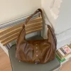 sac hobo de grande capacité pour femmes, sac à main à bandoulière vintage, fourre tout de niche spacieux pour les déplacements au travail, 2025