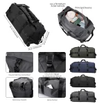 Sac de voyage, sac à main de grande capacité, bagage à main extérieur portable, sac de voyage à roulettes, sac de voyage unisexe pratique et pratique