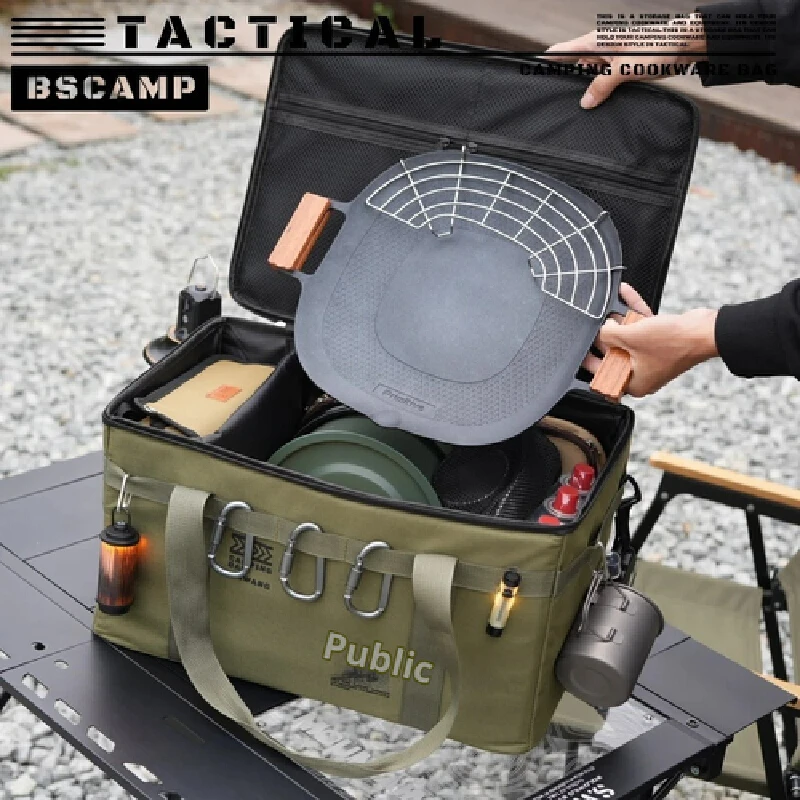 【super grande capacité】 sac de rangement tactique extérieur sac à outils sac à main de camping randonnée voyage camping sac de plein air