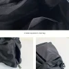 sac seau à cordon de serrage pour femmes, nouvelle mode, sac seau de grande capacité, style vêtements de travail simples, sac à bandoulière en nylon pour femmes