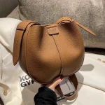 Sacs à main Vintage pour femmes, sac à bandoulière en cuir PU souple avancé, fourre-tout seau de grande capacité, large sangle unique