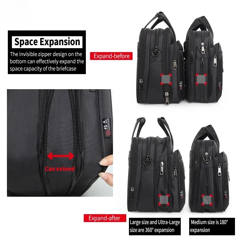 sac d'ordinateur portable yajie 19 pouces, sac à main tendance en tissu oxford, grande capacité, sac à bandoulière pour voyages d'affaires, fabricant