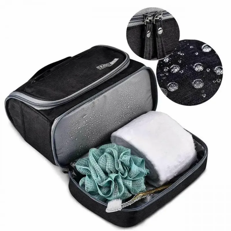 oxford-trousse de maquillage de voyage pour hommes et femmes, trousse de toilette lavable, accessoires de la présidence