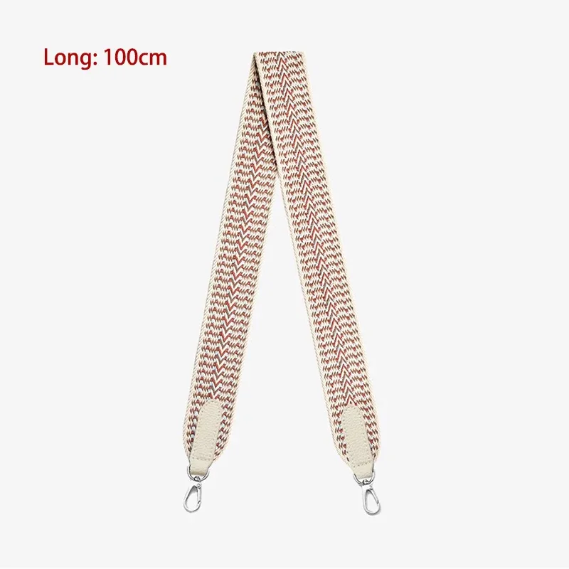 élargissement toile tissé large bandoulière sac fourre-tout ceinture sac à bandoulière sangle pour h boîte à déjeuner toile sac à main accessoires