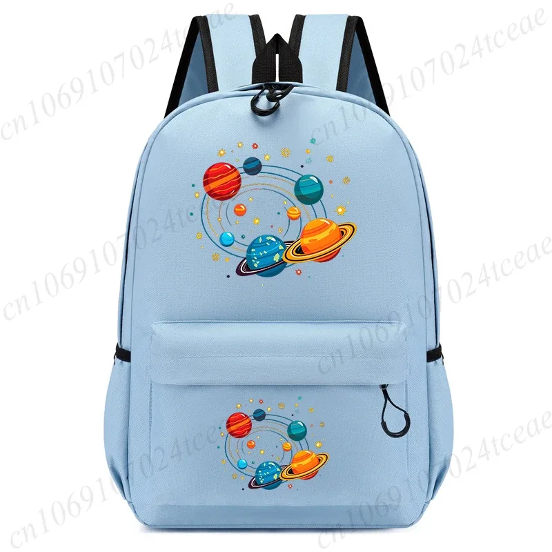 nouveau sac à dos pour enfants, sac d'école imprimé planètes et étoiles, sac de voyage pour enfants, sacs d'école maternelle