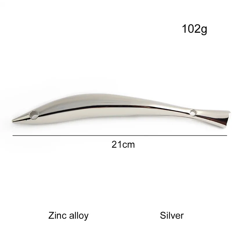 1/2 pièces 21/27cm sac en métal poignée en forme de poisson sac à bandoulière sac à bandoulière poignée décorative remplaçable bricolage fabrication de portefeuilles