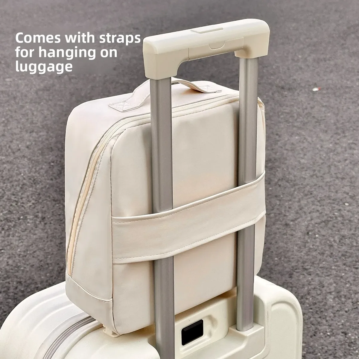 sac de maquillage étanche en pu pour voyage, sac de toilette sec et humide, sac de rangement pour cosmétiques, organisateur de grande capacité, sac à cosmétiques