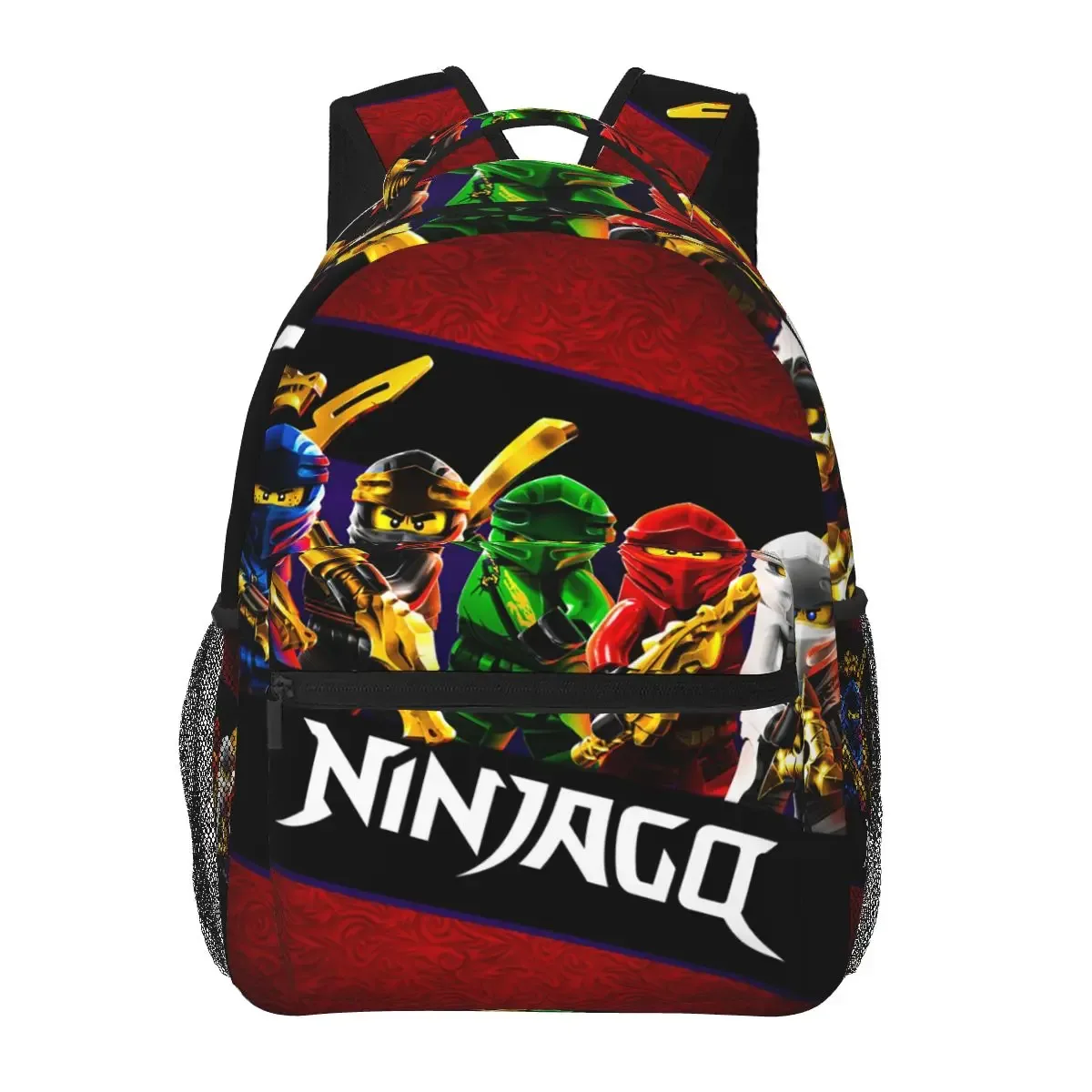 sac à dos ninjagos ninja warrior pour étudiants, sac d'école, sac à dos de randonnée, sac de voyage pour garçons et filles, sac à dos à la mode, sacs à bandoulière