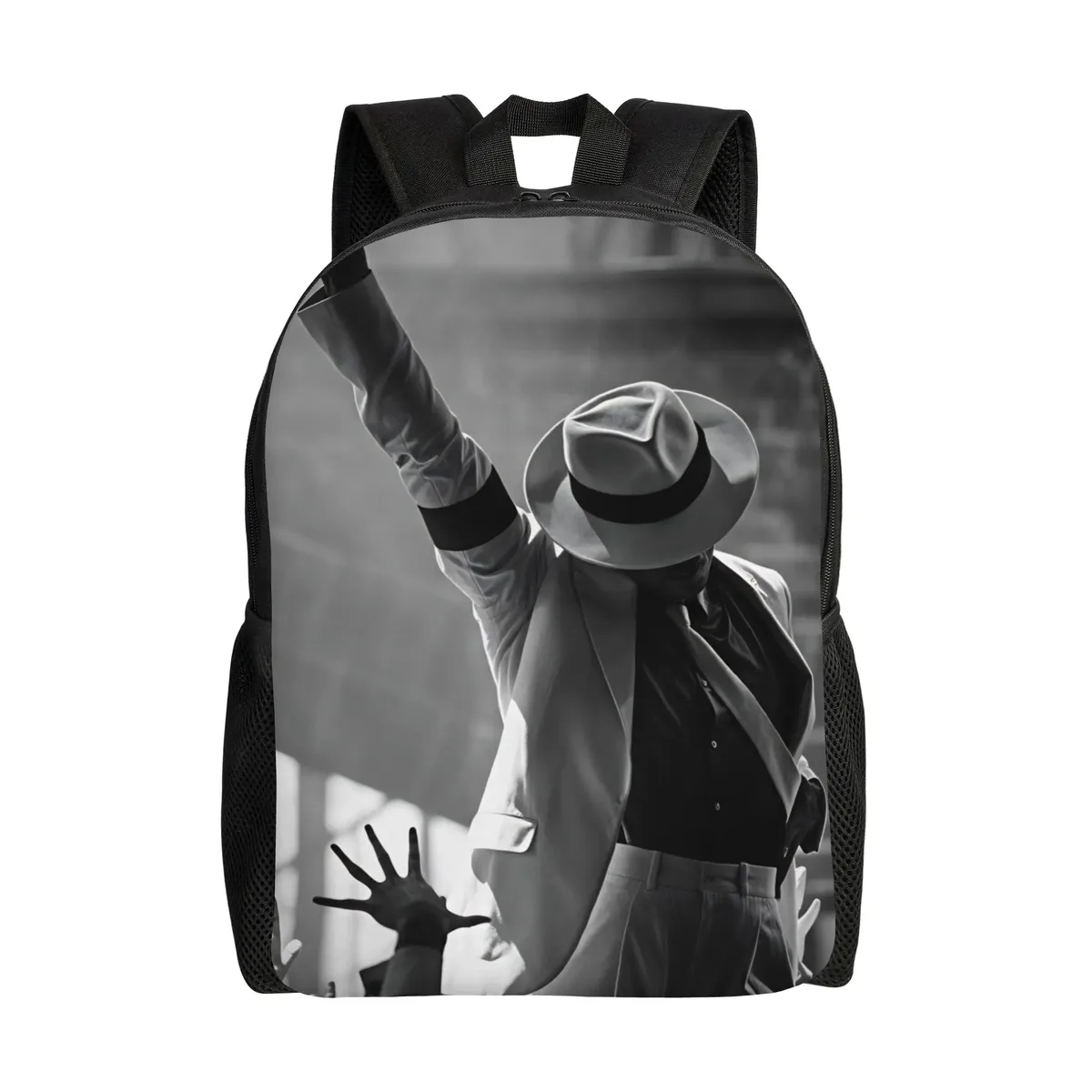 sac à dos m-michael jacksons pour jeunes, sacs à dos légers en polyester, sacs modernes pour lycéens, sac à dos de randonnée de haute qualité