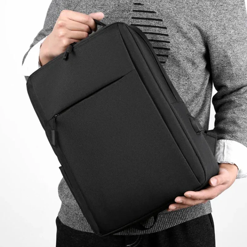 15.6 pouces ordinateur portable hommes sac à dos en nylon voyage mâle sac à dos pour ordinateur portable usb charge ordinateur école sacs à dos sac étanche pour hommes