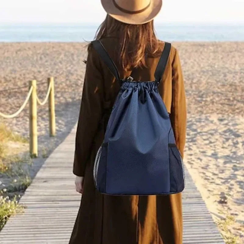 sac à dos wstring de proximité sportive pour hommes et femmes, sac à bandoulière, sac à dos de grande capacité, salle de sport, natation, plage, 03/3