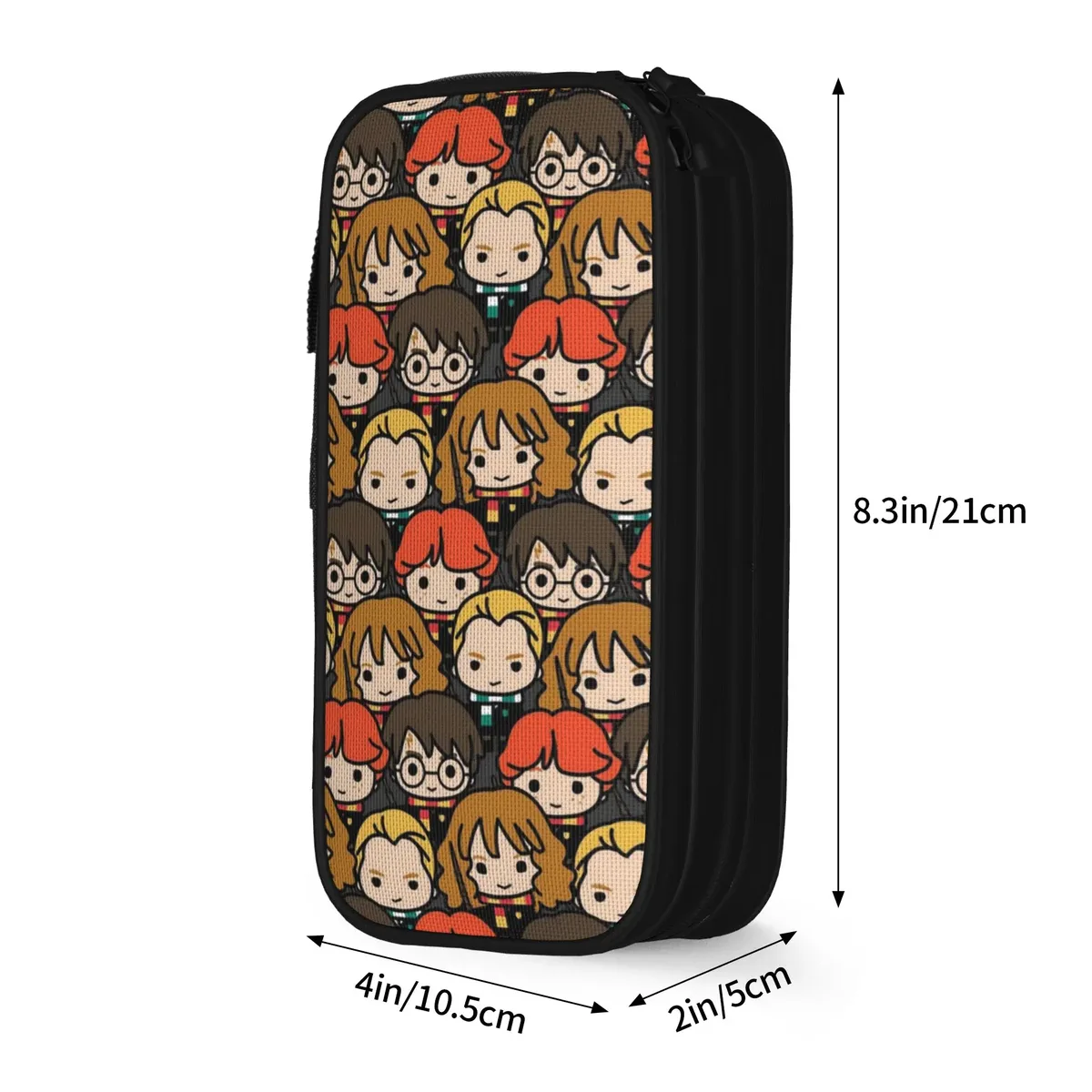 nouveaux étuis à crayons h-hp-p harrys potters, étui à crayons, porte-stylos pour fille et garçon, grands sacs de rangement, cadeaux de bureau, accessoires
