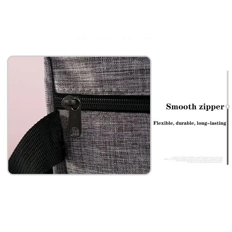 trousse de toilette suspendue de grande capacité, sac à cosmétiques de voyage portable étanche gris pour hommes et femmes, organisateur de rangement de salle de bain