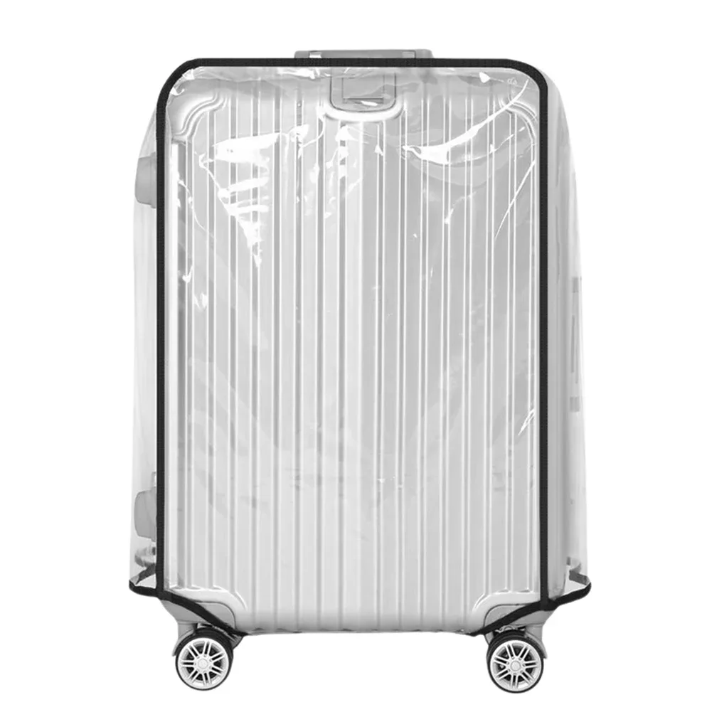 housse de protection transparente pour valise de 18 à 30 pouces, protection transparente pour bagages de voyage, accessoires de voyage en pvc imperméables pour valises à roulettes