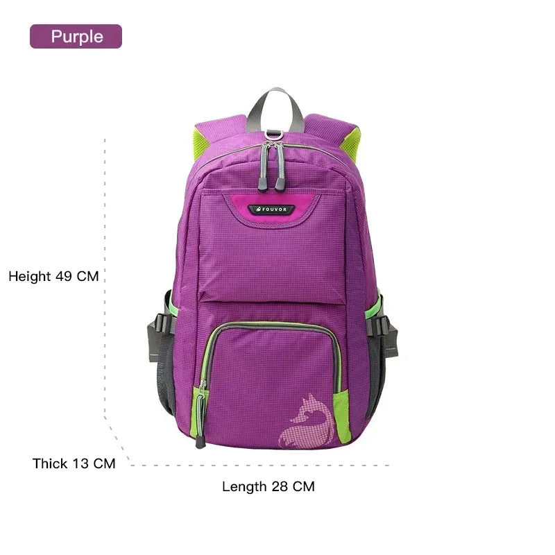 fouvor – sac à dos ultra-léger pour femmes, portable, grande capacité, pour sports de plein air, randonnée, voyage, sacs d'école pour étudiants, 2717-08 2717-15