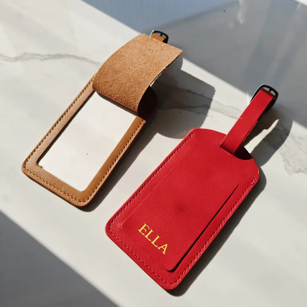 étiquette à bagages en cuir véritable personnalisée avec nom, lettres personnalisées, accessoires de voyage, étiquette de valise, étiquette de bagage de luxe, marqueur de valise à roulettes