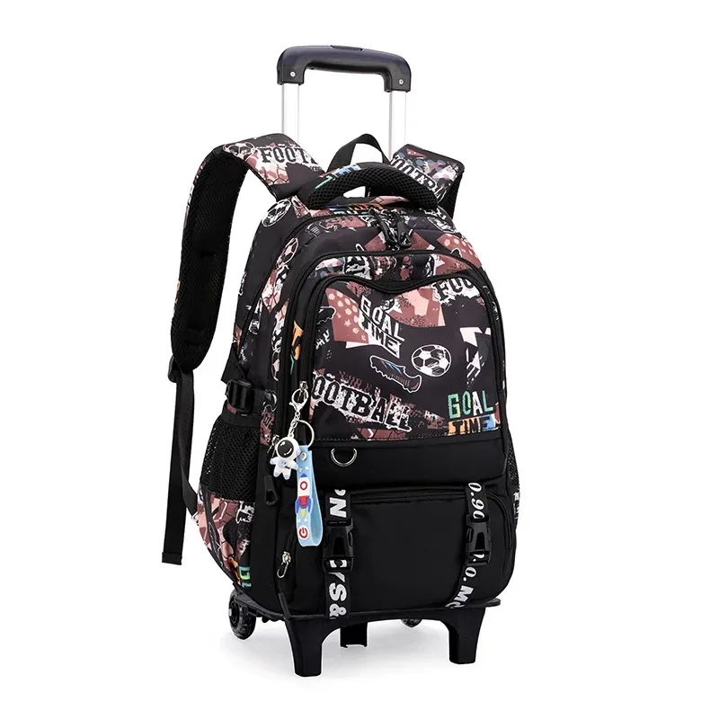 sacs d'école à roulettes sacs à dos scolaires pour garçons sac à roulettes sac d'école orthopédique étanche sac à dos à roulettes étudiant