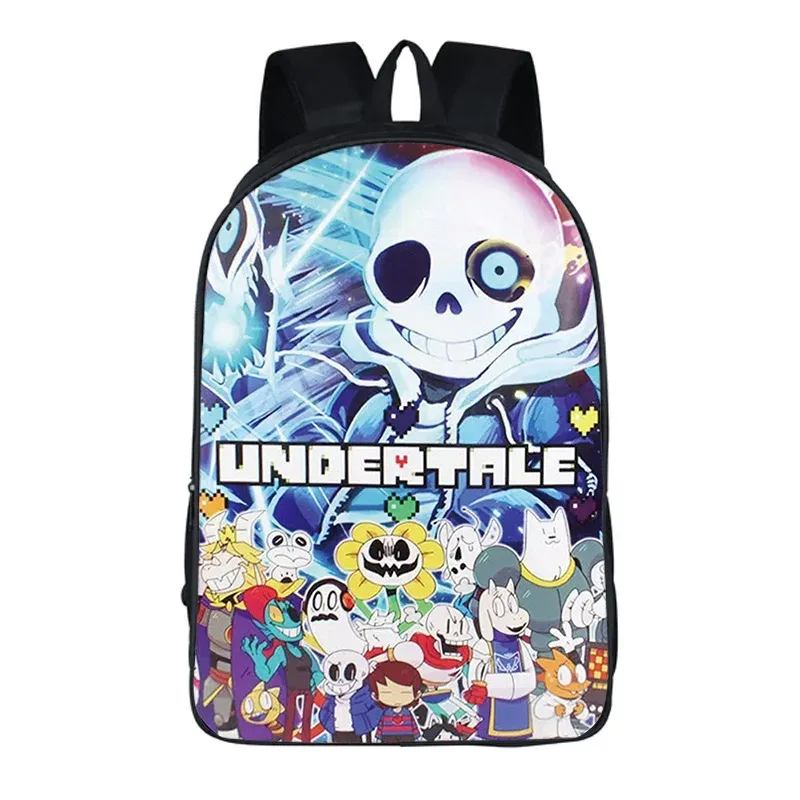undertale dessin animé sac à dos sac d'école 40 cm/15.7 pouces sac à dos livre sacs ordinateur sac à dos pour garçon fille meilleur cadeau