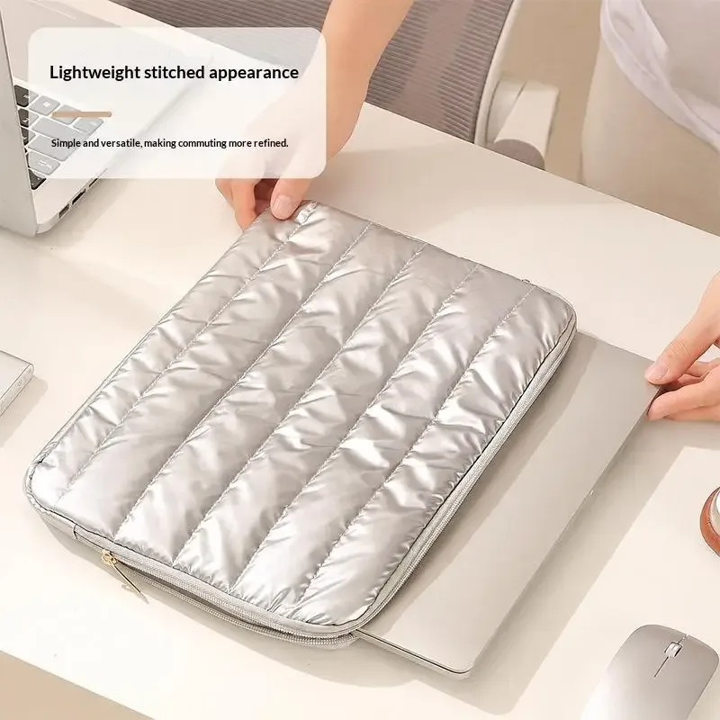 sac léger pour ordinateur portable, grande capacité, résistant à l'eau et aux chocs, sac de rangement portable