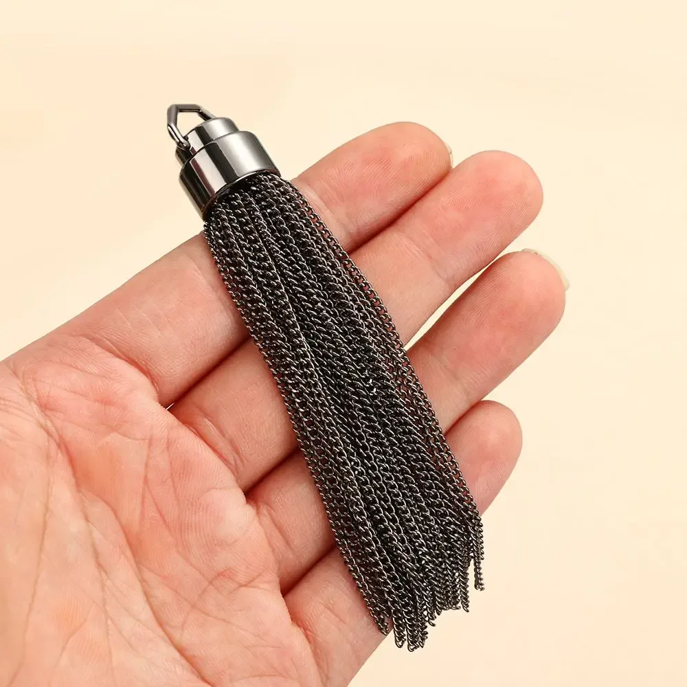 pendentif pompon à la mode, porte-clés de sac à bandoulière, boucle en métal, décoration de sac à main, accessoires de quincaillerie