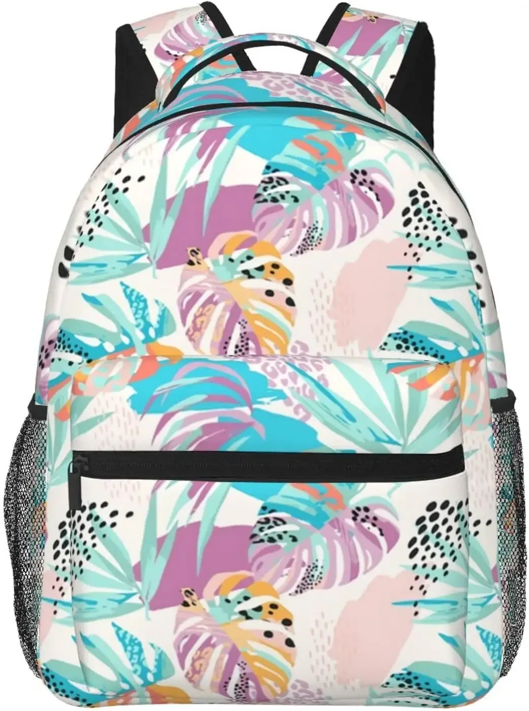 sac à dos à motifs de palmier hawaïen pour homme et femme, joli cartable pour ordinateur portable, voyage, randonnée, camping