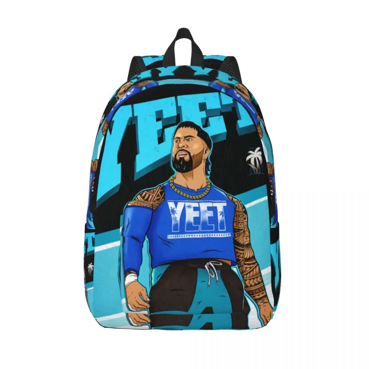 jey uso yeet – sac à dos en toile classique pour hommes et femmes, sac à livres personnalisé pour étudiants, convient aux sacs pour ordinateur portable de 15 pouces, nouvelle collection