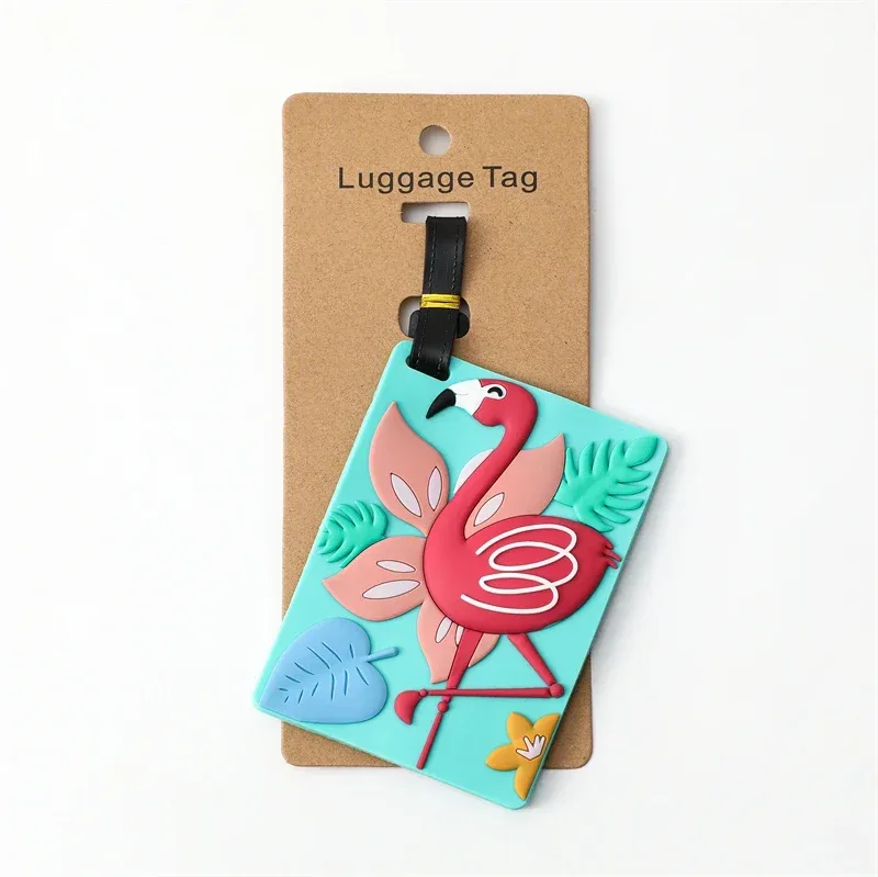 accessoires de voyage : étiquette de bagage créative corgi & chat, style mode, étiquettes de voyage portables et anti-perte pour valise